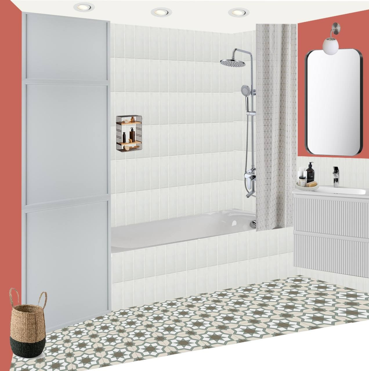 Светлая квартира в панельном доме. Дизайнер интерьера в Москве Ирина Собыленская