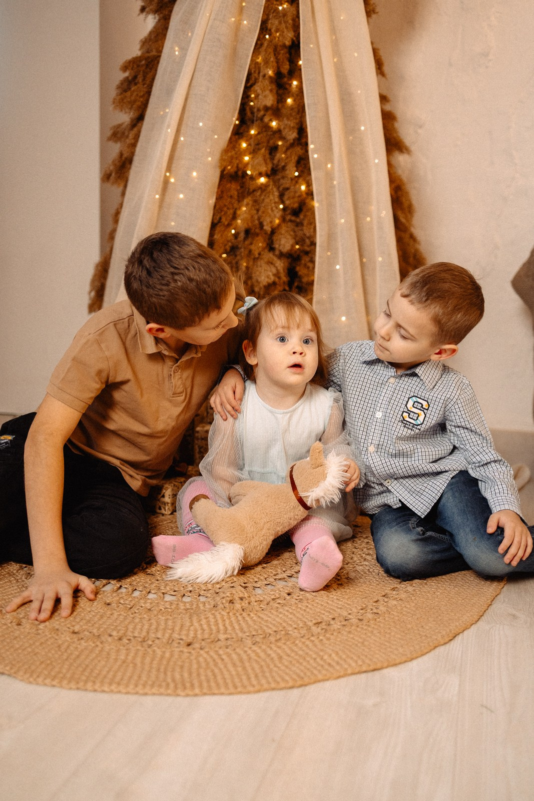 Новогодняя в студии. Семейный фотограф в Дзержинске Наталья Лаэтина