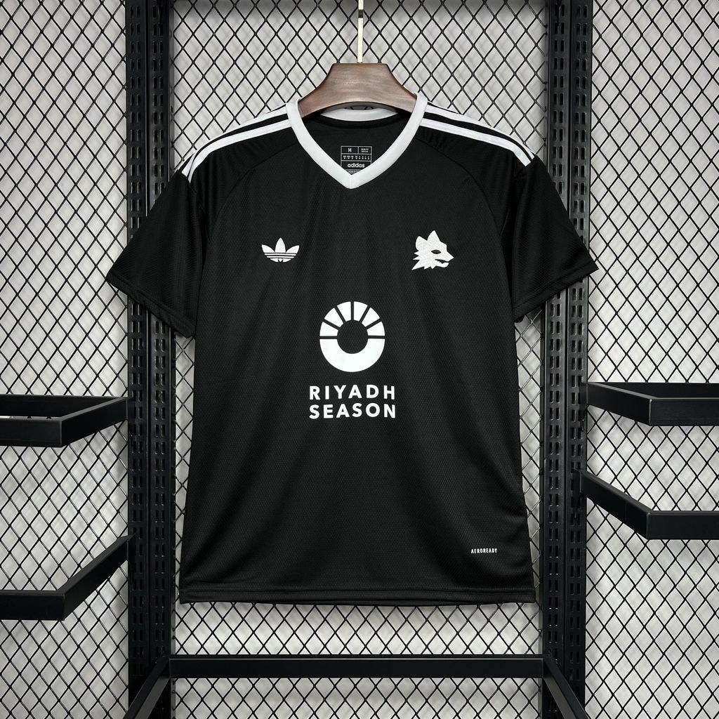 Чёрная футболка Roma 2024-2025 купить. Футбольный магазин — ssw_magazin