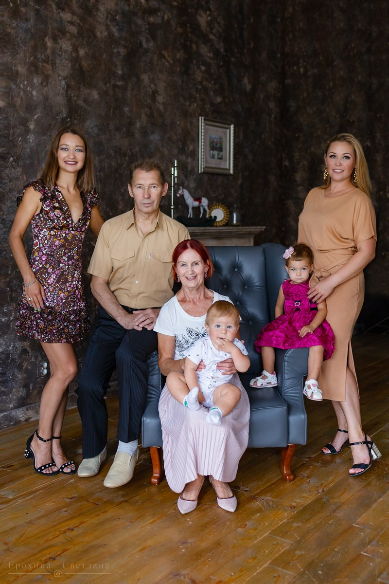 Семейная фотосессия для Елены