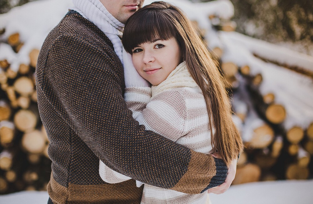 Зимняя лавстори Игорь+Маргарита. Фотограф в Варшаве Анна Розова