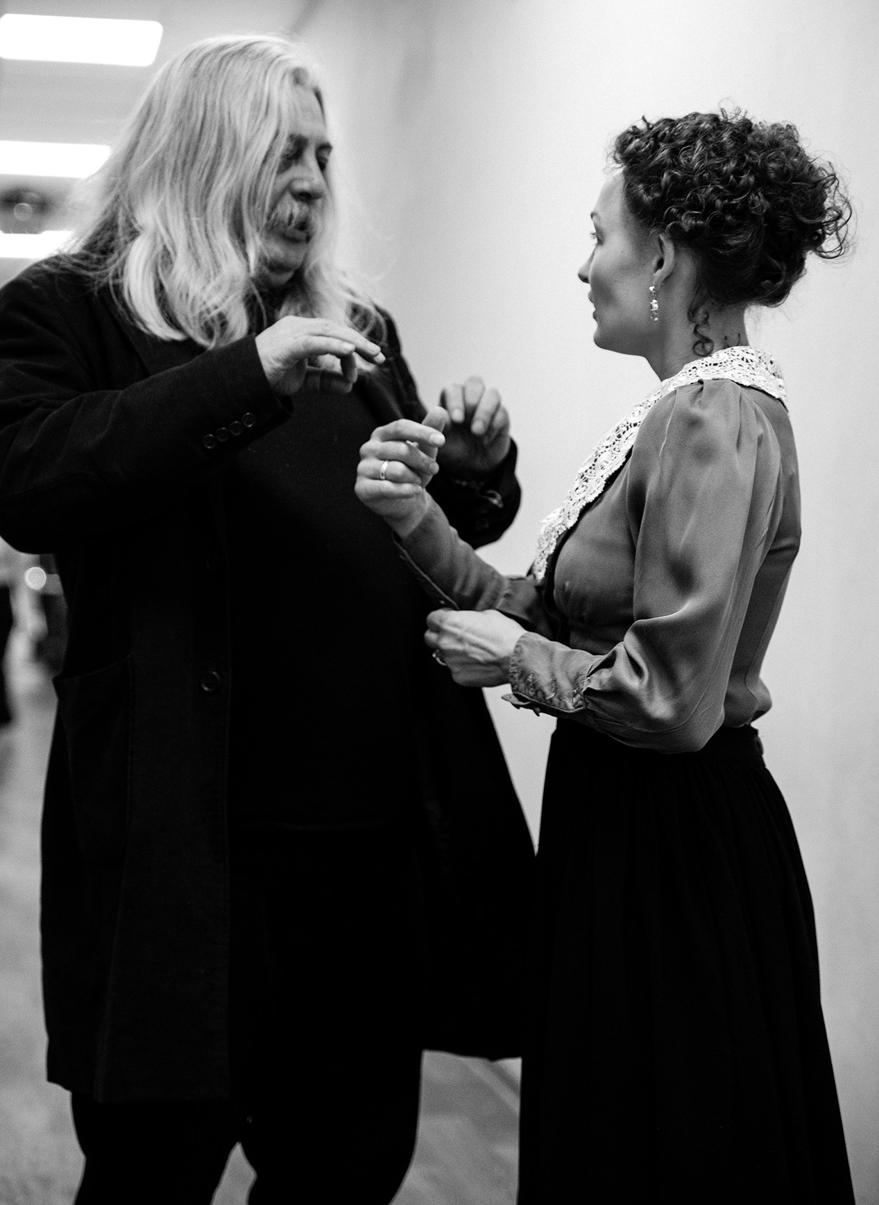 Закулисье спектакля «Дни Турбиных» в Театре Мастерская. Портретный фотограф в Санкт-Петербурге Оксана Ивлева