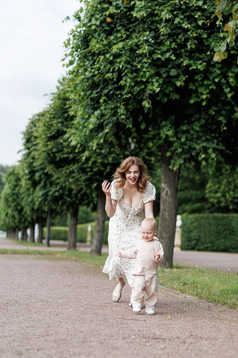 Прогулка по парку Кусково. Детский и семейный фотограф Домодедово