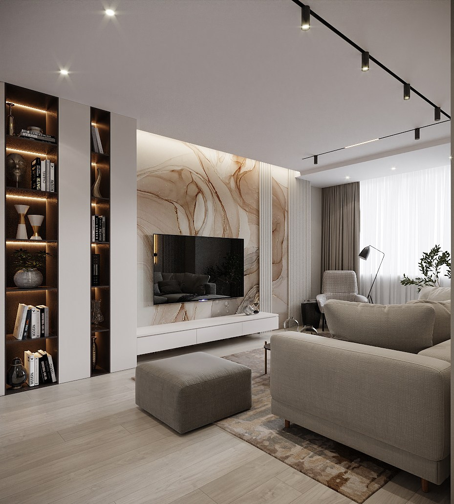 Квартира 75 м², г. Новый Оскол. Студия дизайна