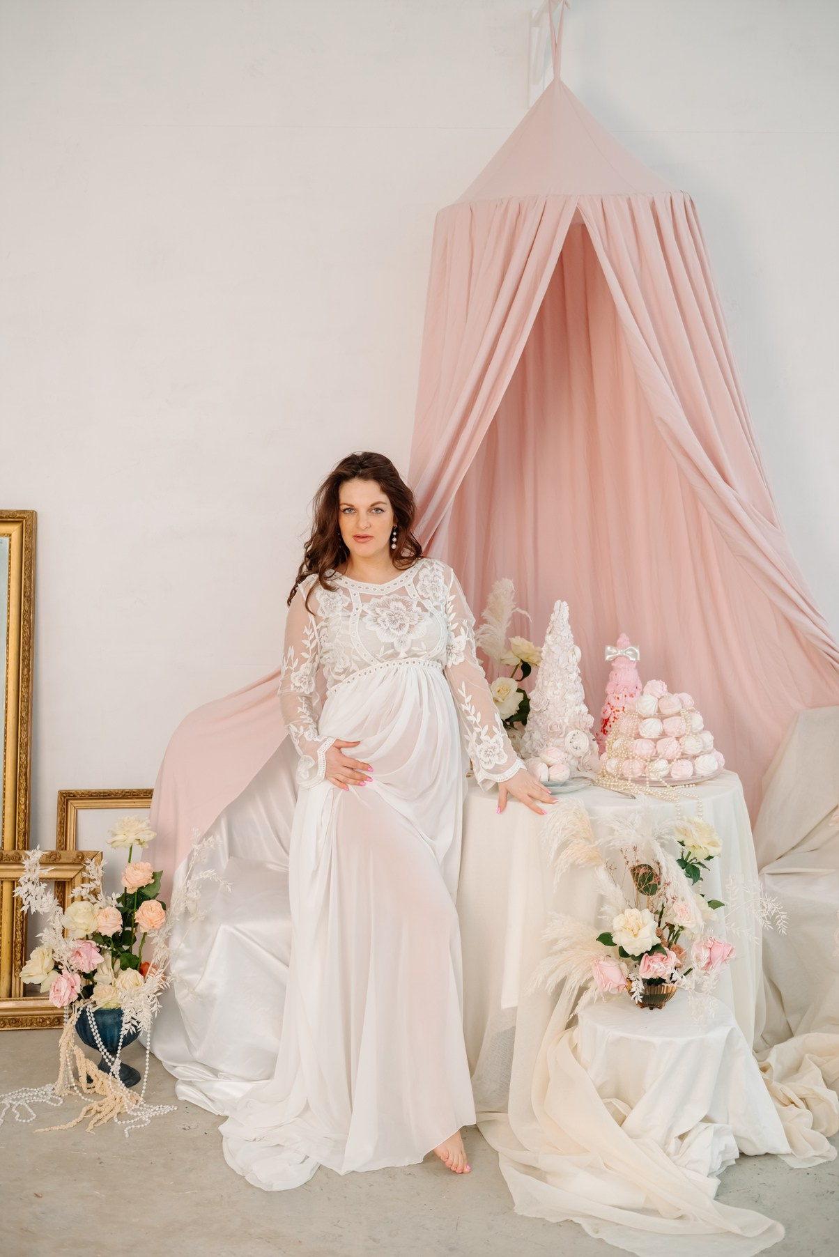 Беременность. Лена в цветах. Свадебный и сеейный фотограф в Санкт-Петербурге Елена Худякова