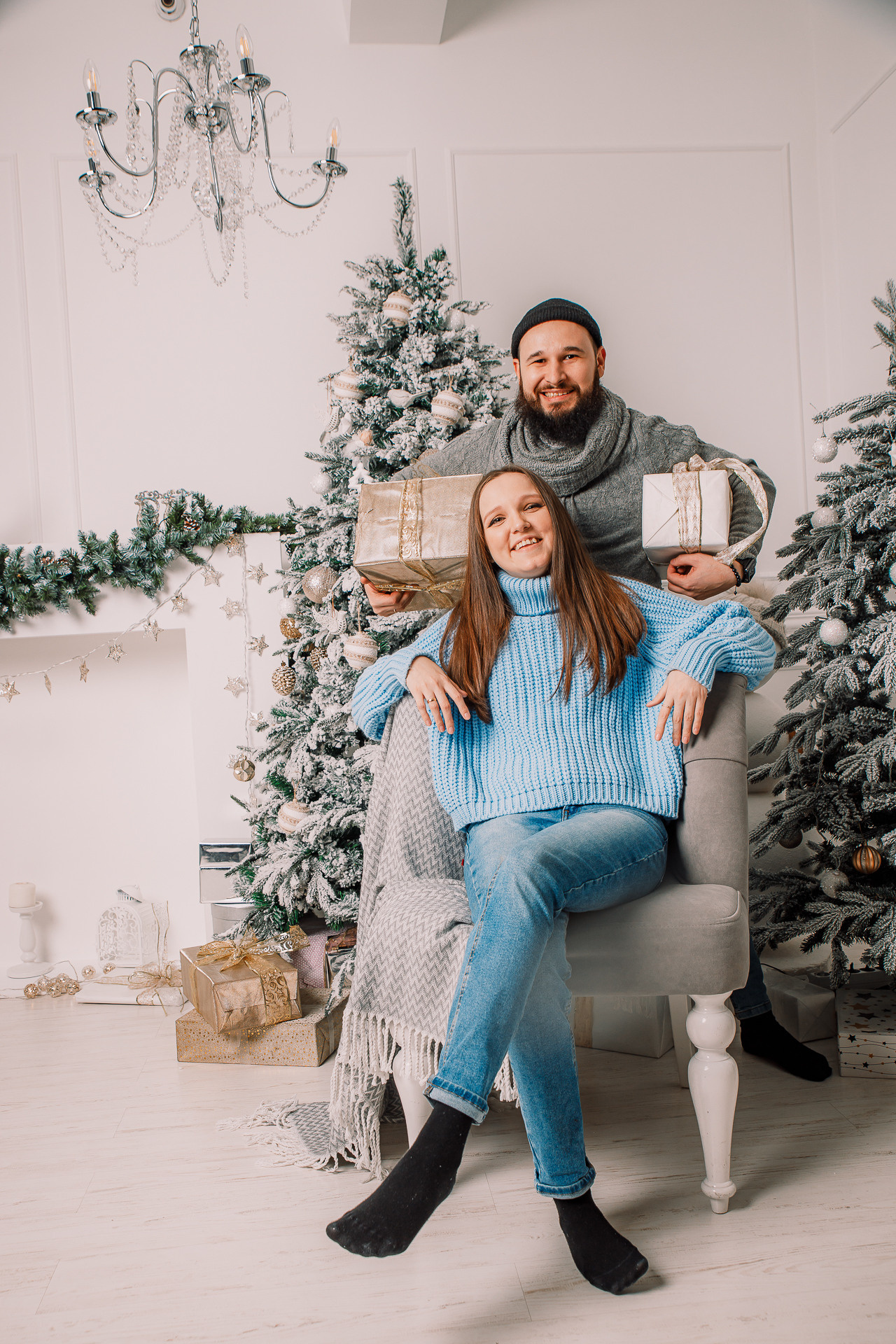 Студийная семейная съёмка|Тимур и Лейла. Фотограф Егор Сухов