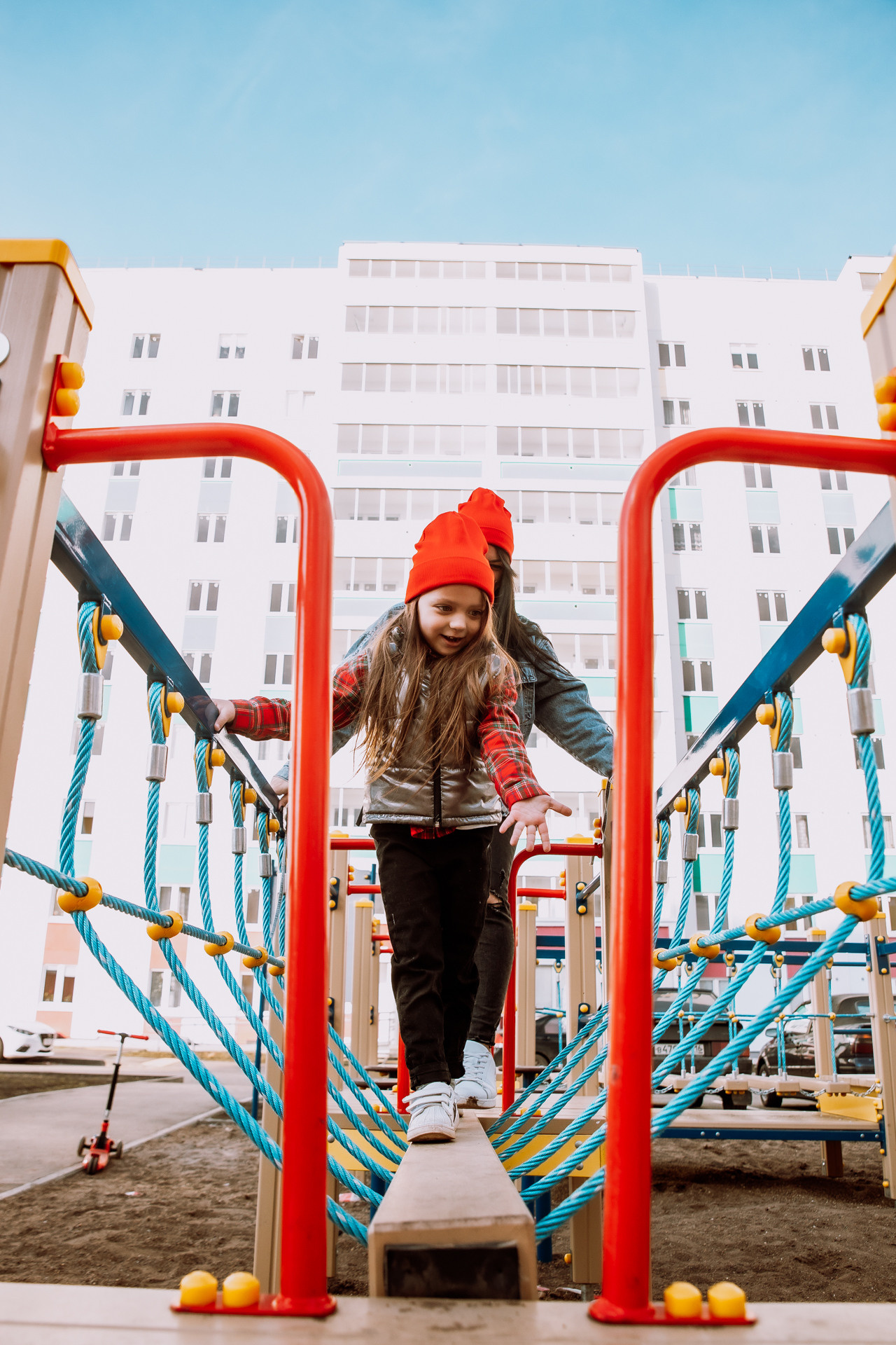 Прогулка|Алёна и её дети. Фотограф Егор Сухов