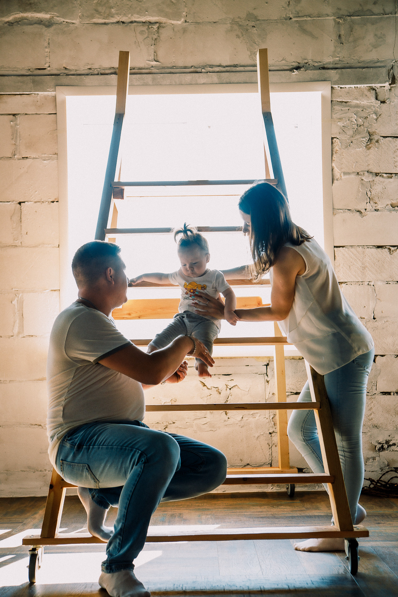 Студийная семейная съёмка. Фотограф Егор Сухов
