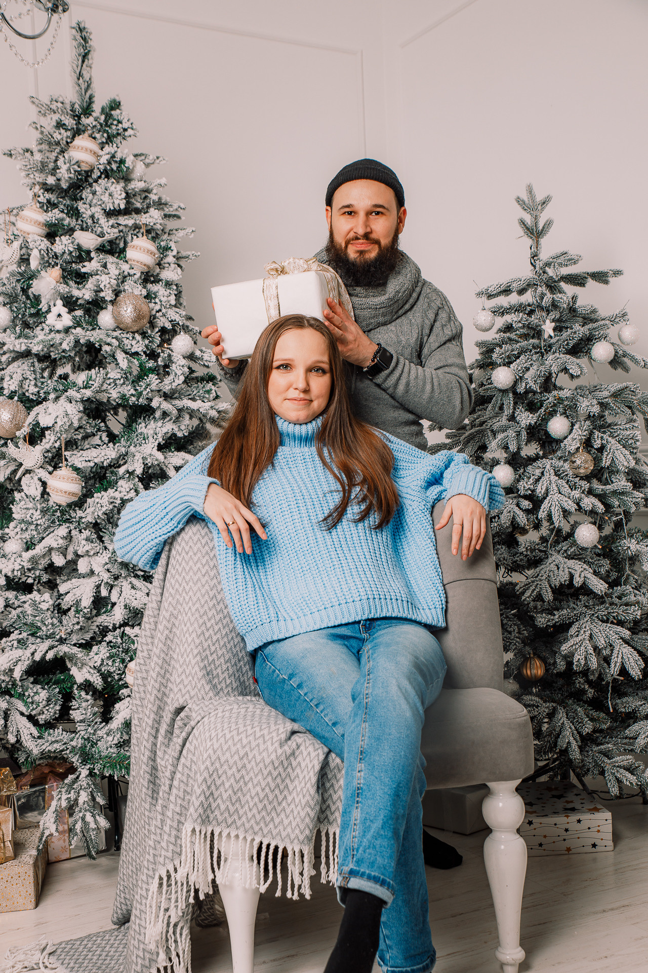 Студийная семейная съёмка|Тимур и Лейла. Фотограф Егор Сухов