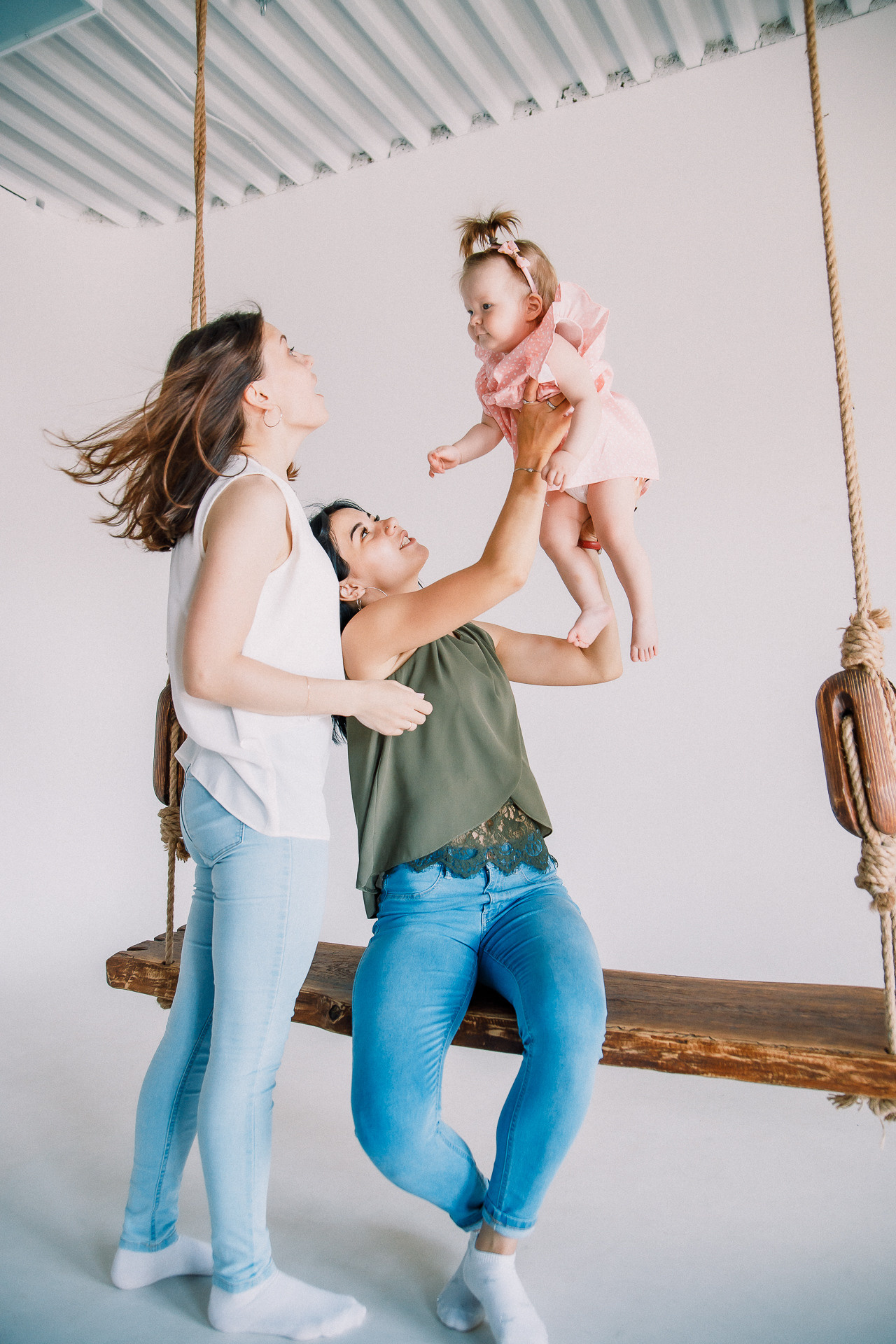 Студийная семейная съёмка. Фотограф Егор Сухов