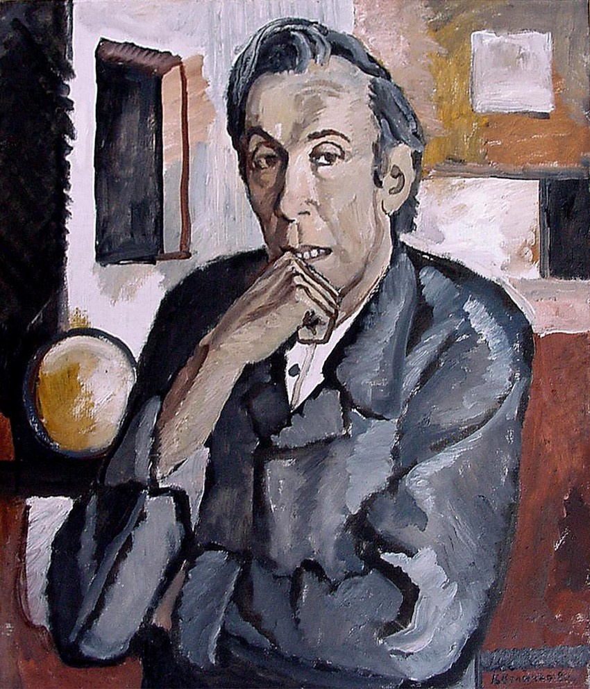 «Портрет В.Никулина» 1980 год Театр. муз. им. Бахрушина. Художник Величко Вадим Семёнович