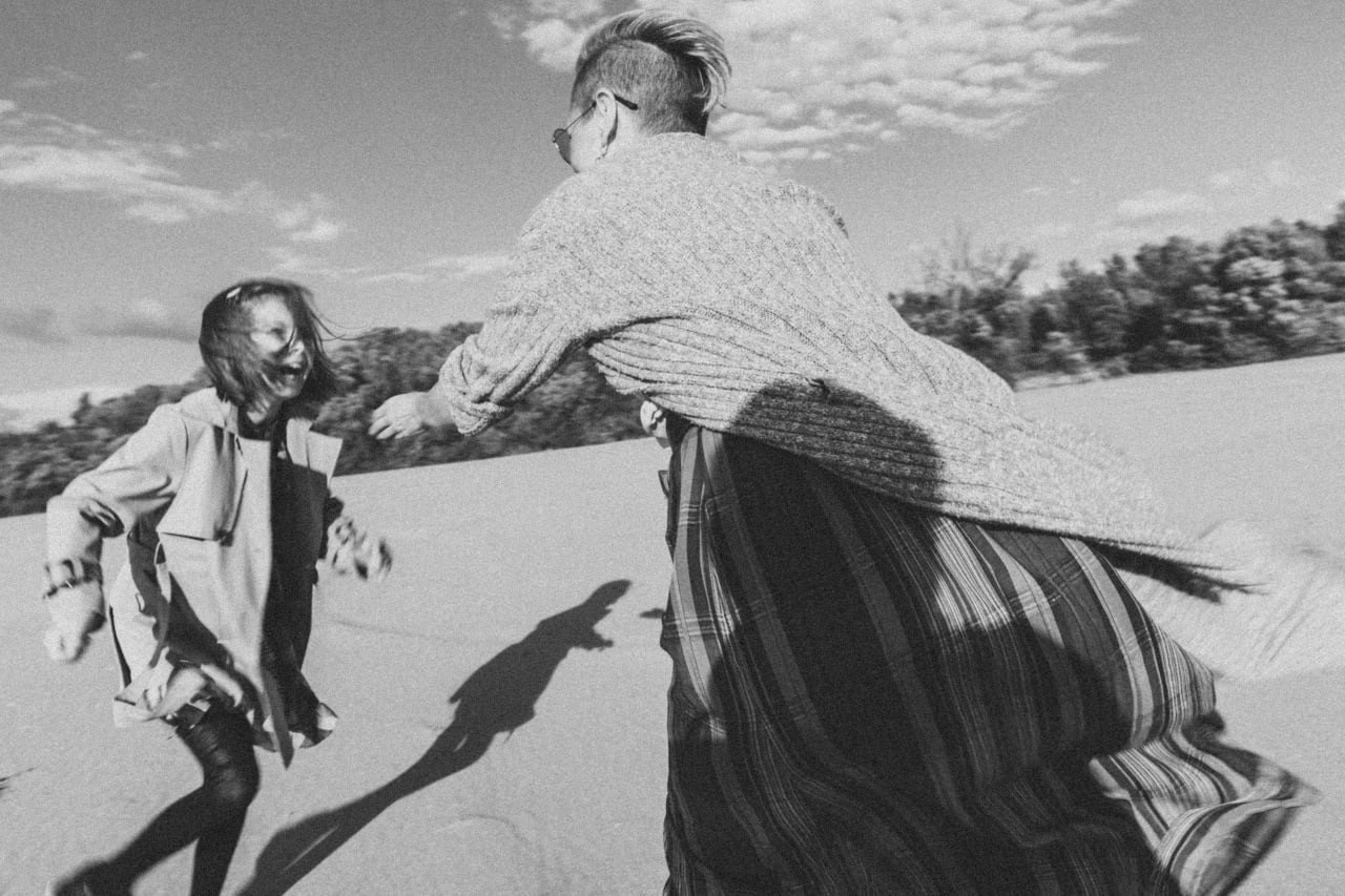 Ветер в волосах. Семейный фотограф в Краснодаре Анна Пасик