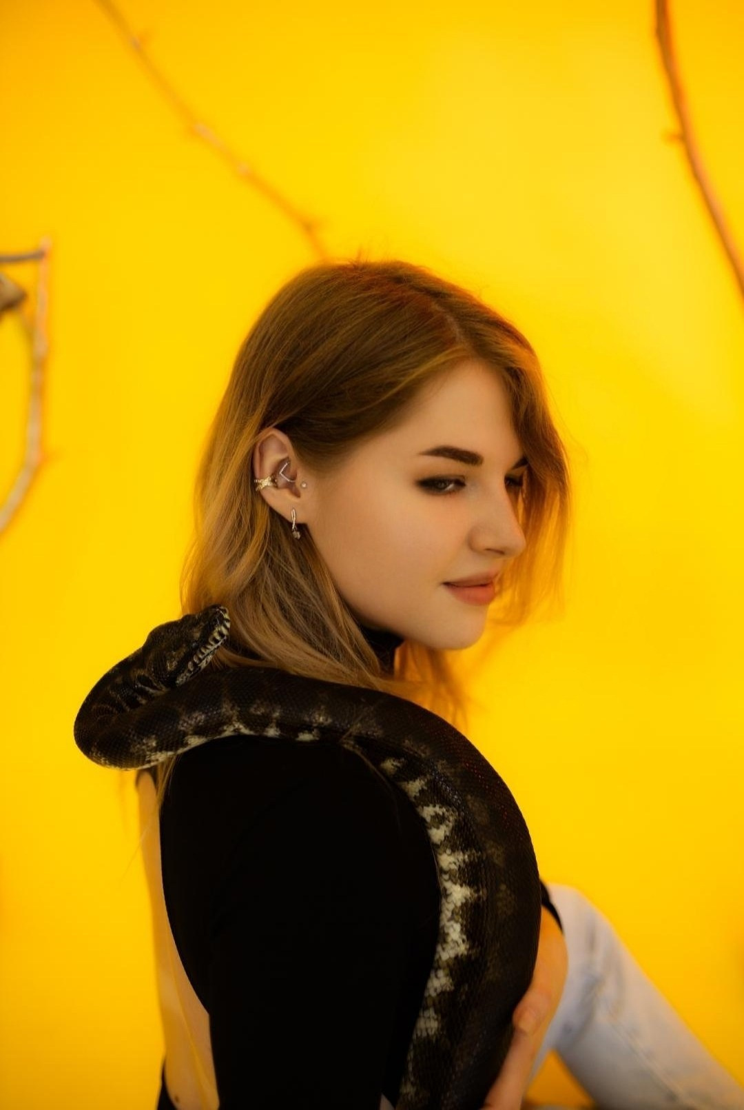 Фотосессии со змейкой. Свадебный и семейный фотограф Виолетта в Липецке