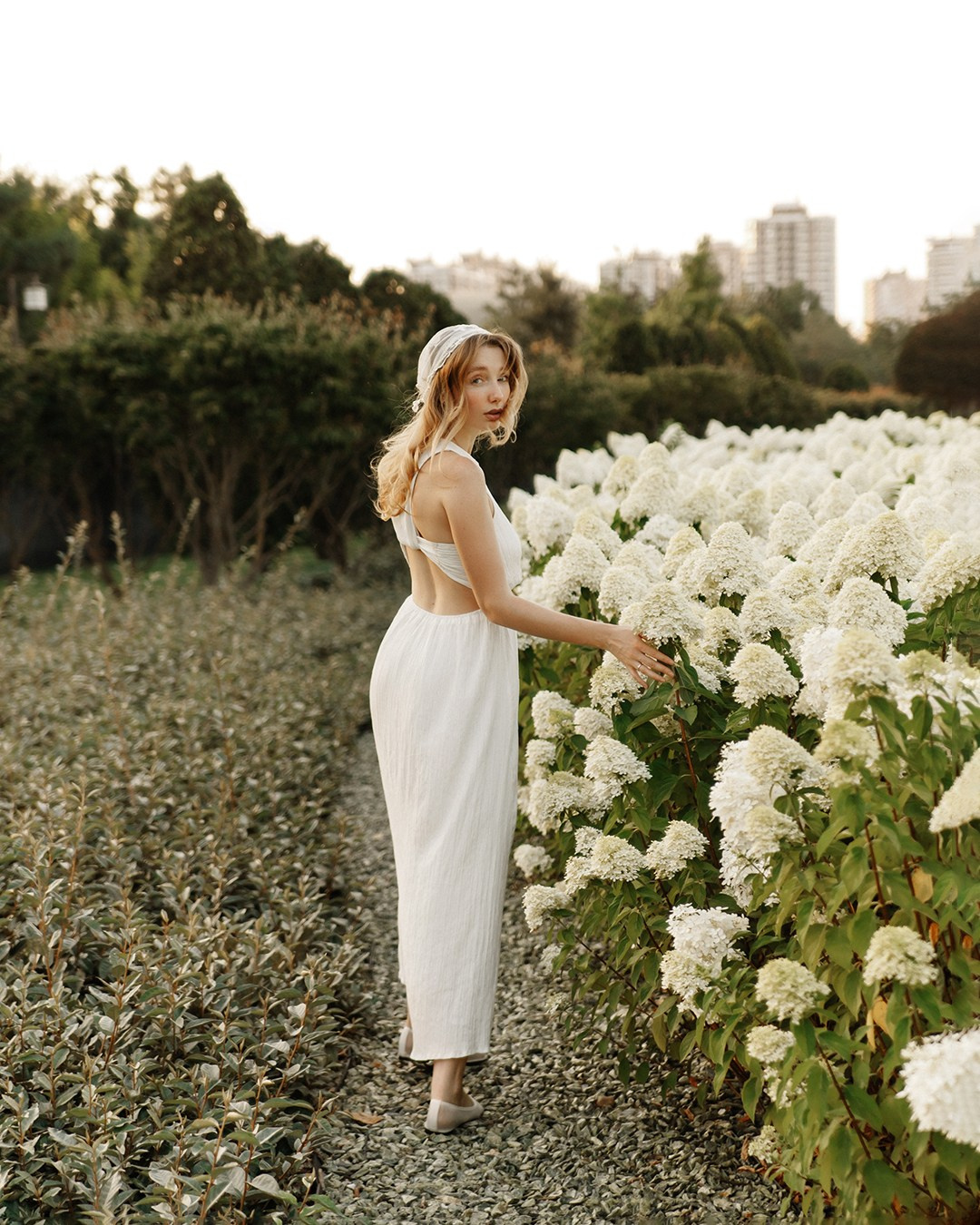 Катя и гортензии. Свадебный фотограф Краснодар Марина Зверева