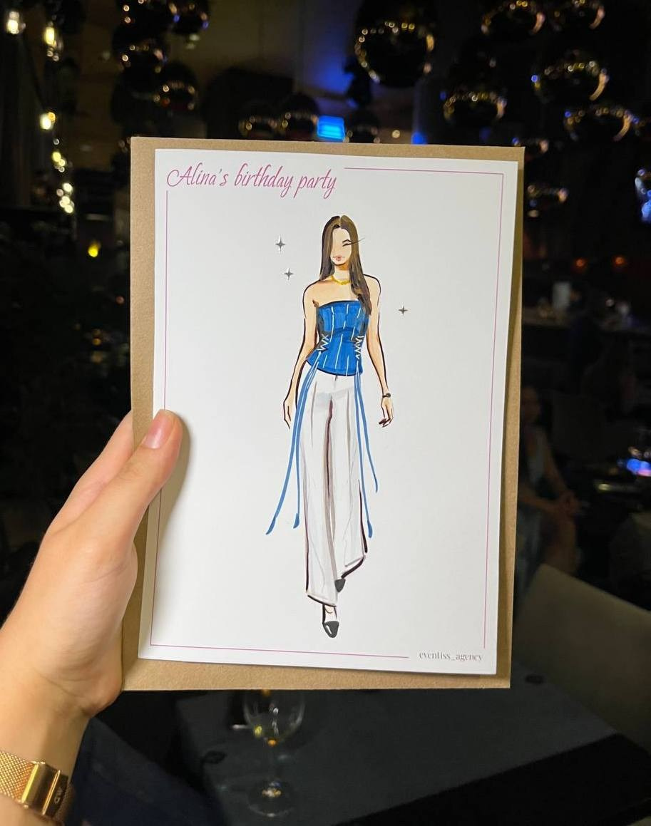 Модные фэшн скетчи на мероприятия. Eventiss art agency| Художники и арт-услуги на мероприятие Москва и МО