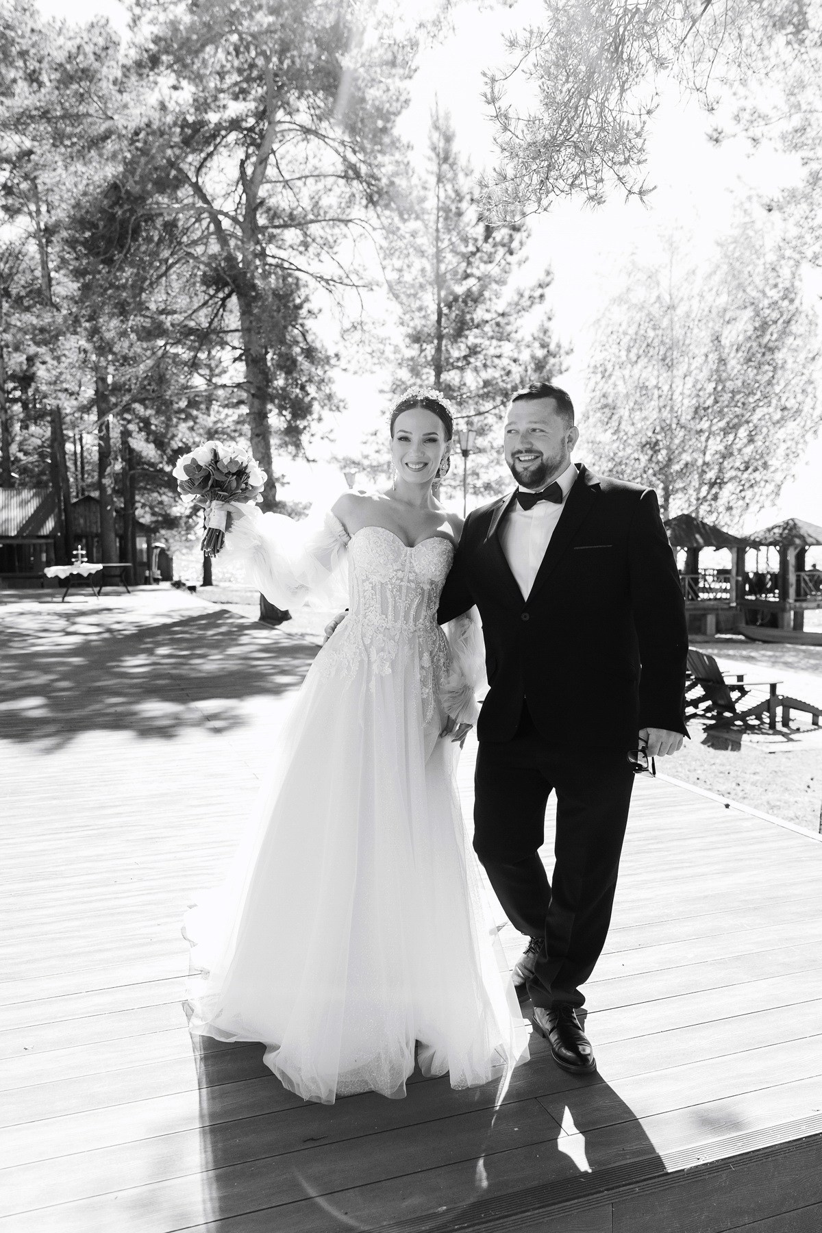 Свадебная фотосессия на берегу Горьковского моря. Свадебный фотограф в Нижнем Новгороде и Москве Сергей Воробьев