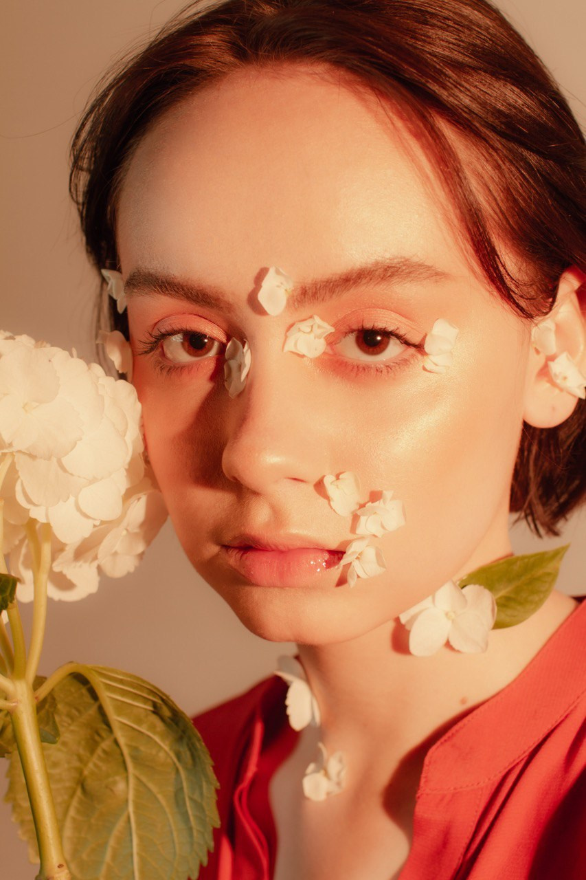 Girl with flowers. Визажист Санкт-Петербург / Москва Ксения Токарева