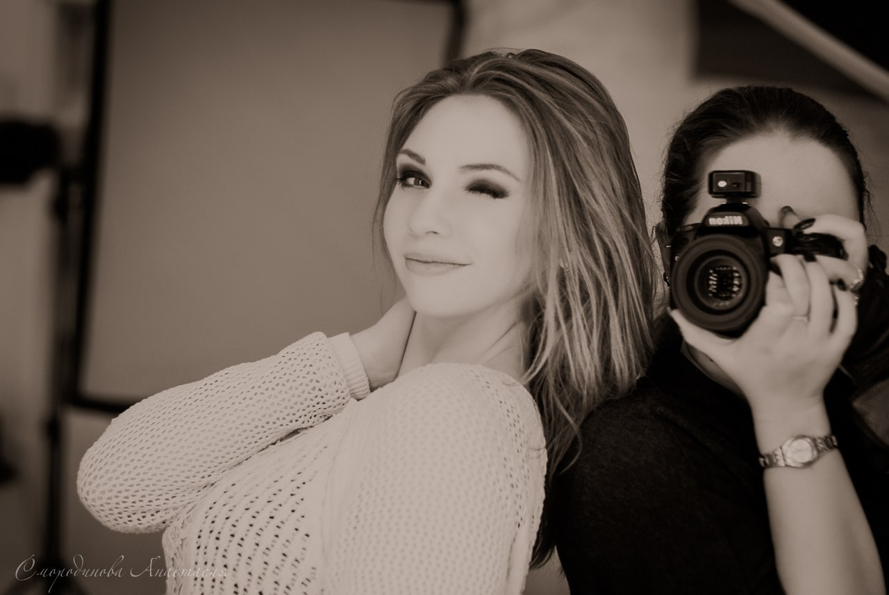 Фотосессия в стиле: черно белое. Визажист стилист в Астане Надежда Топникова