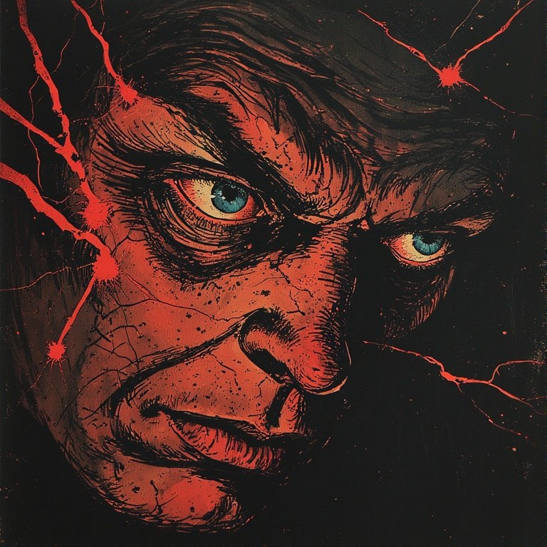 Beautiful pin-art style image