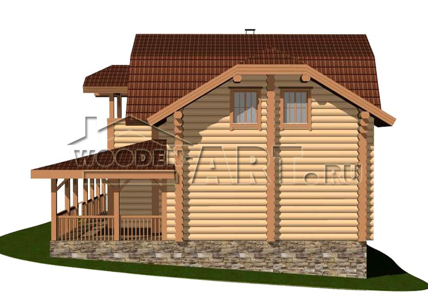 «Алиса» 259 кв. м. Проекты деревянных домов