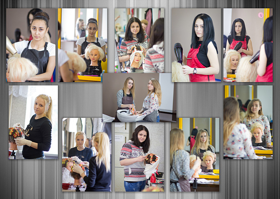 Разворот выпускного фотоальбома для Балашихинского колледжа.