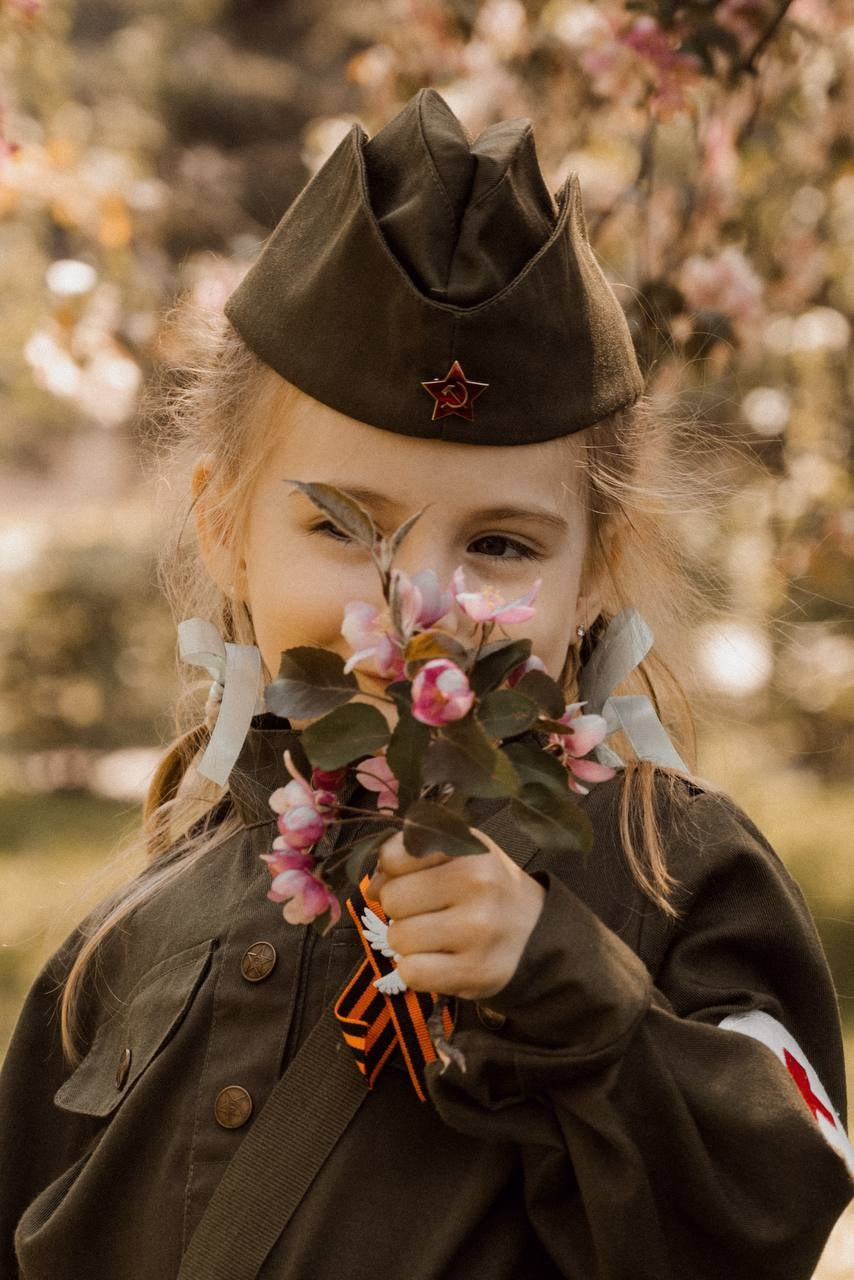 фотосессия к 9 мая с ребенком