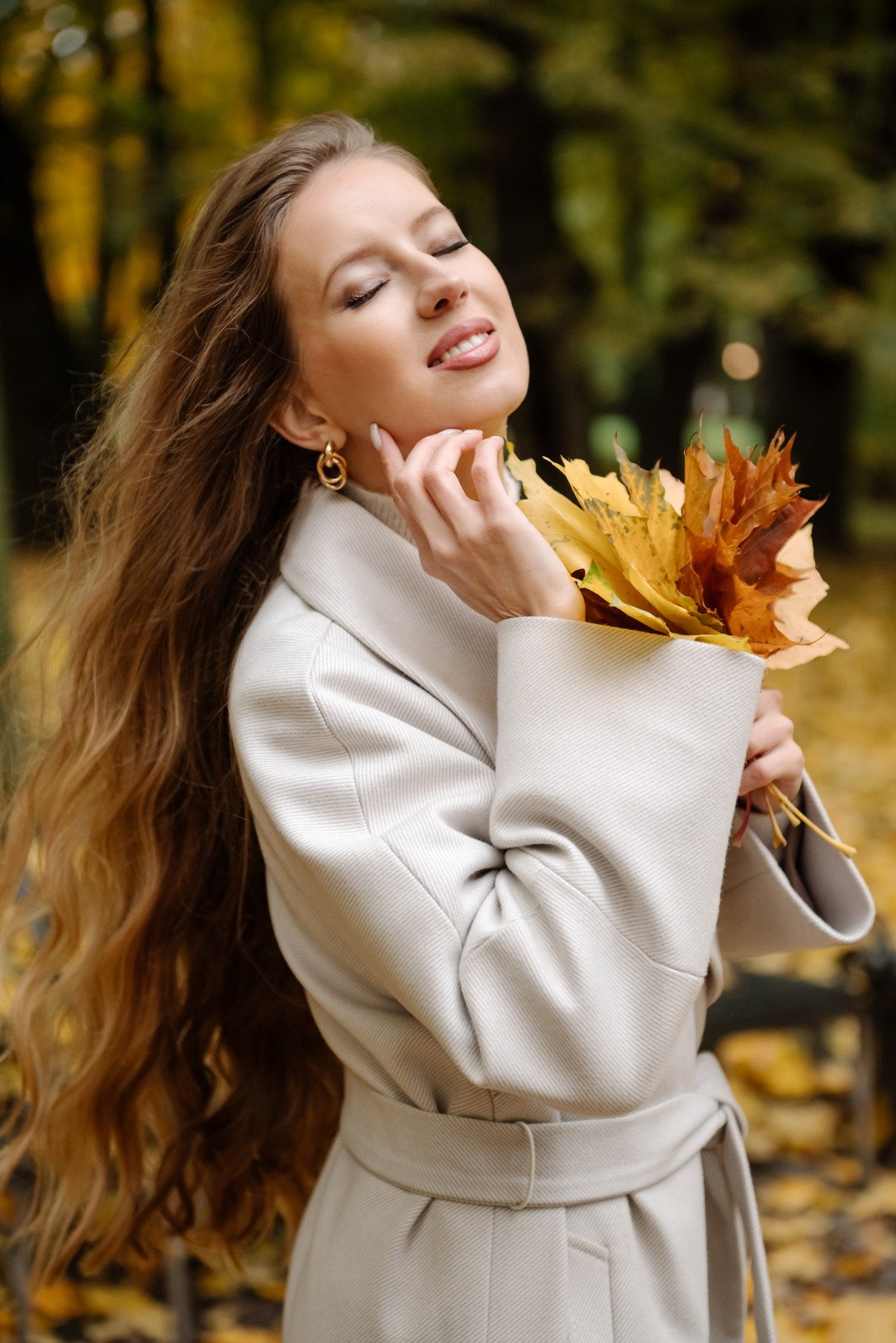 Осенняя фотосессия в Питере в Михайловском саду. Свадебный и сеейный фотограф в Санкт-Петербурге Елена Худякова