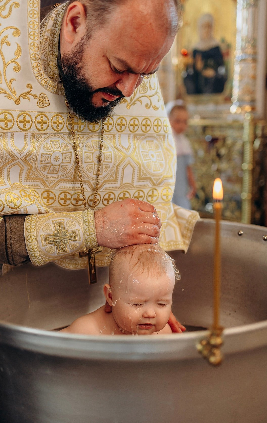 Таинство крещения Евгении. Семейный фотограф в Пензе Мария Левина