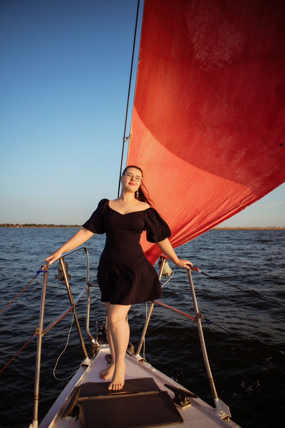 Захар и Татьяна. Прогулочная съемка на яхте. Фотографы в городе Волгограде — Людмила Агеева и Алексей Околелов