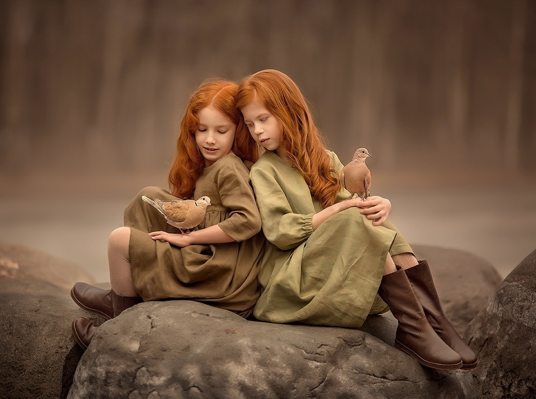 Fotografia all`aperto per bambini e famiglie + Effetto 3D nella fotografia. Fotografa Elena Mikhailova