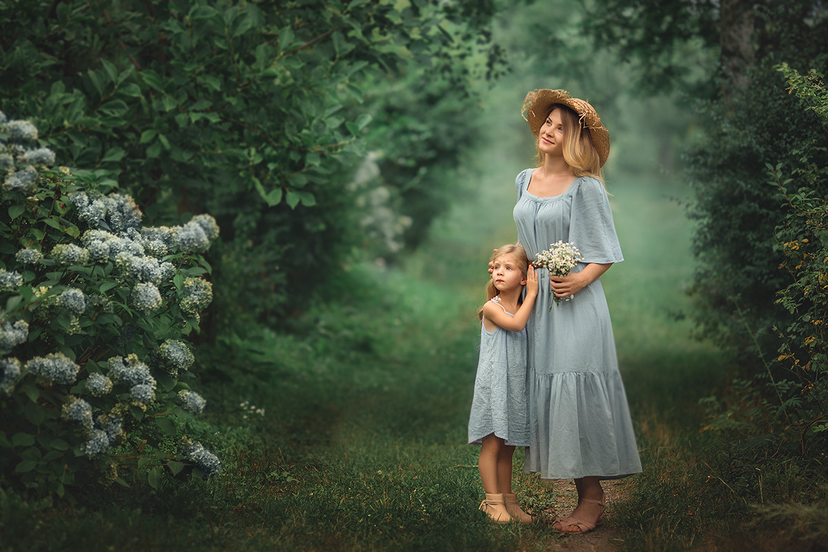 Fotografia all`aperto per bambini e famiglie + Effetto 3D nella fotografia. Fotografa Elena Mikhailova