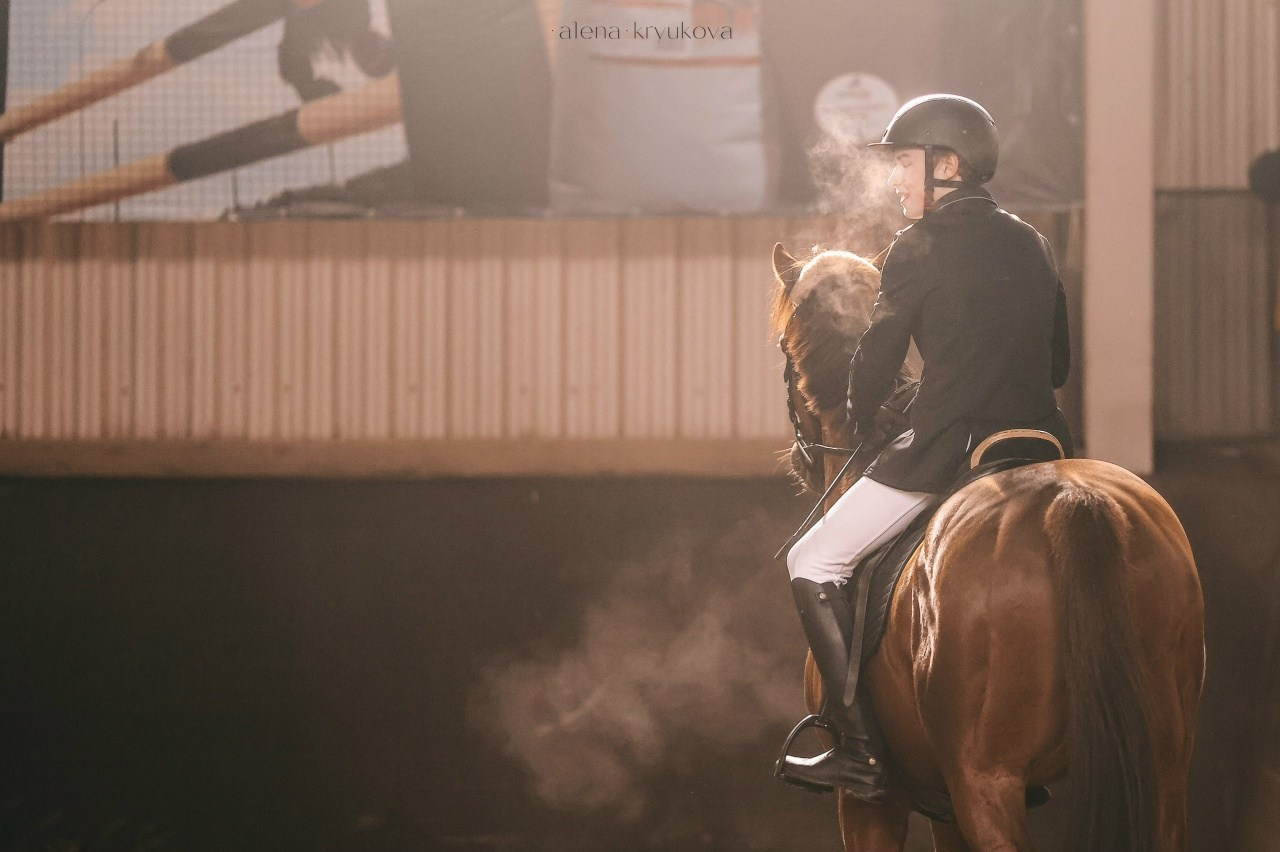 Зимние соревнования. Фотосессии с лошадьми