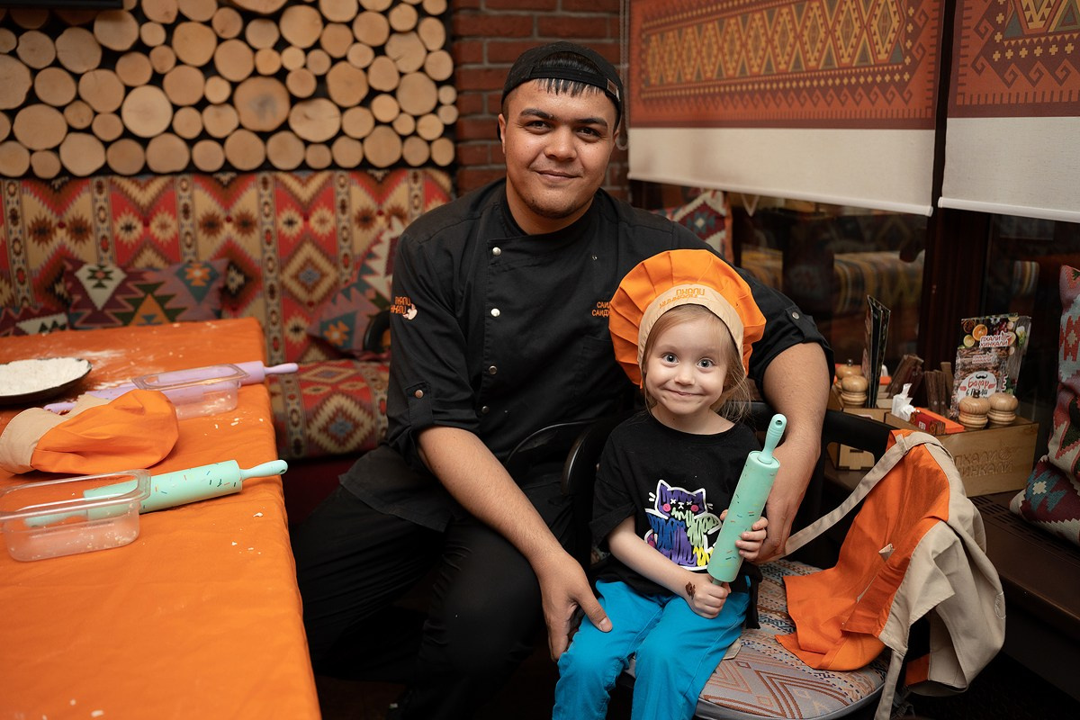 Кулинарный мастер-класс в «Пхали-Хинкали». Фотограф Мария Ковкова