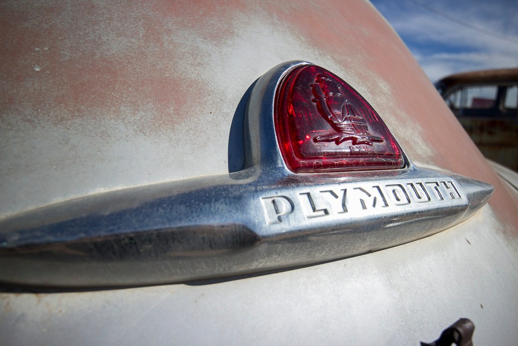 Ретро- авторазборка, США, 2013. Фотограф Василий Буланов