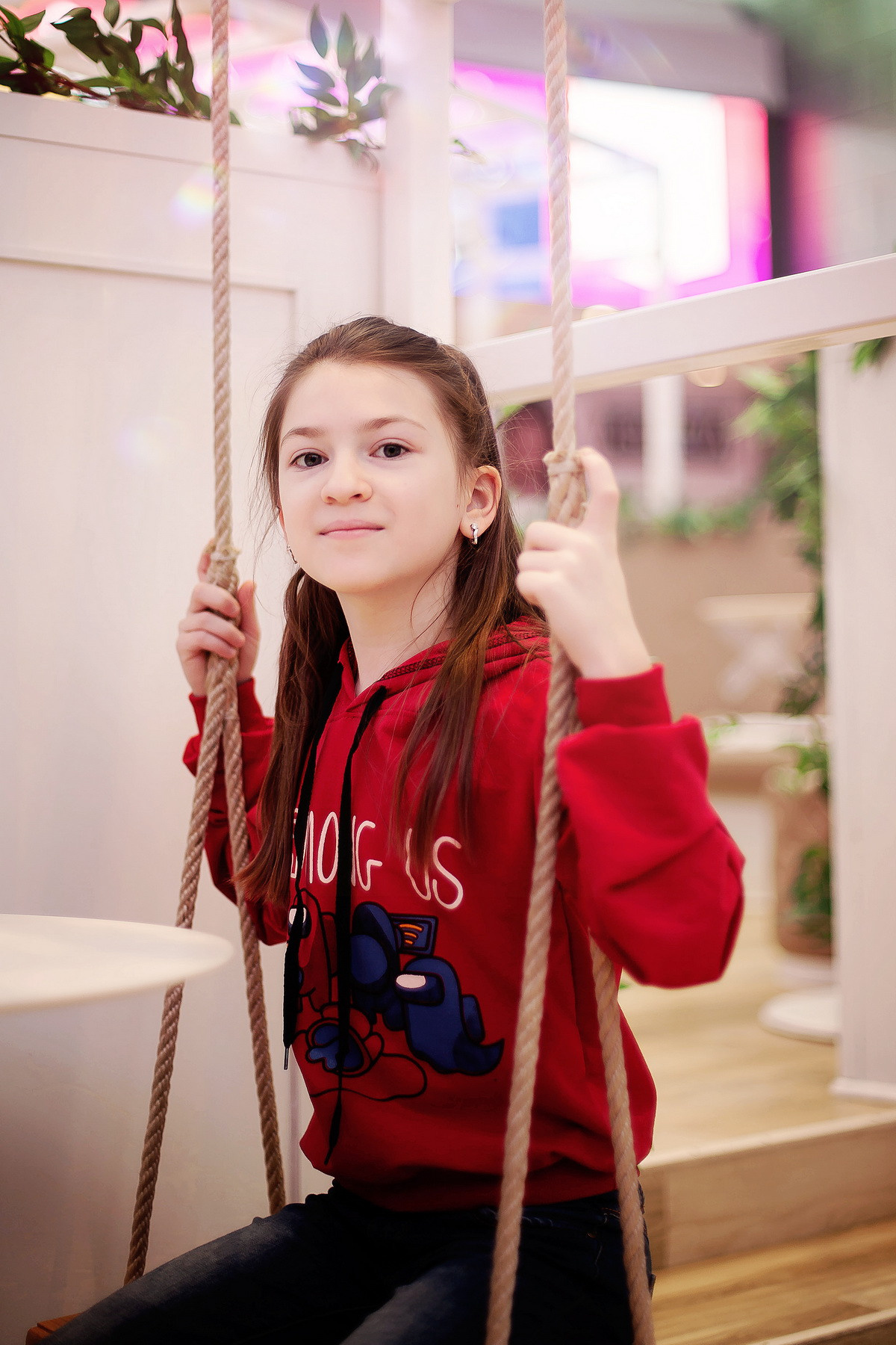 Фотосессия сестричек в ТЦ. Детский и семейный фотограф в Москве Левандовская Анастасия