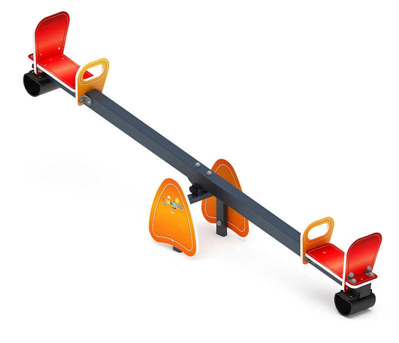 Качалка балансир со спинкой большой - ИО 21.М.01.05-01.И1                                                                                                                                    Габариты (ШхДхВ): 2800x400x750                                                                                                                                                                        Зона безопасности, мм: 4800х2400                                                                                                                                                       Возрастные ограничения от 4 до 8 лет