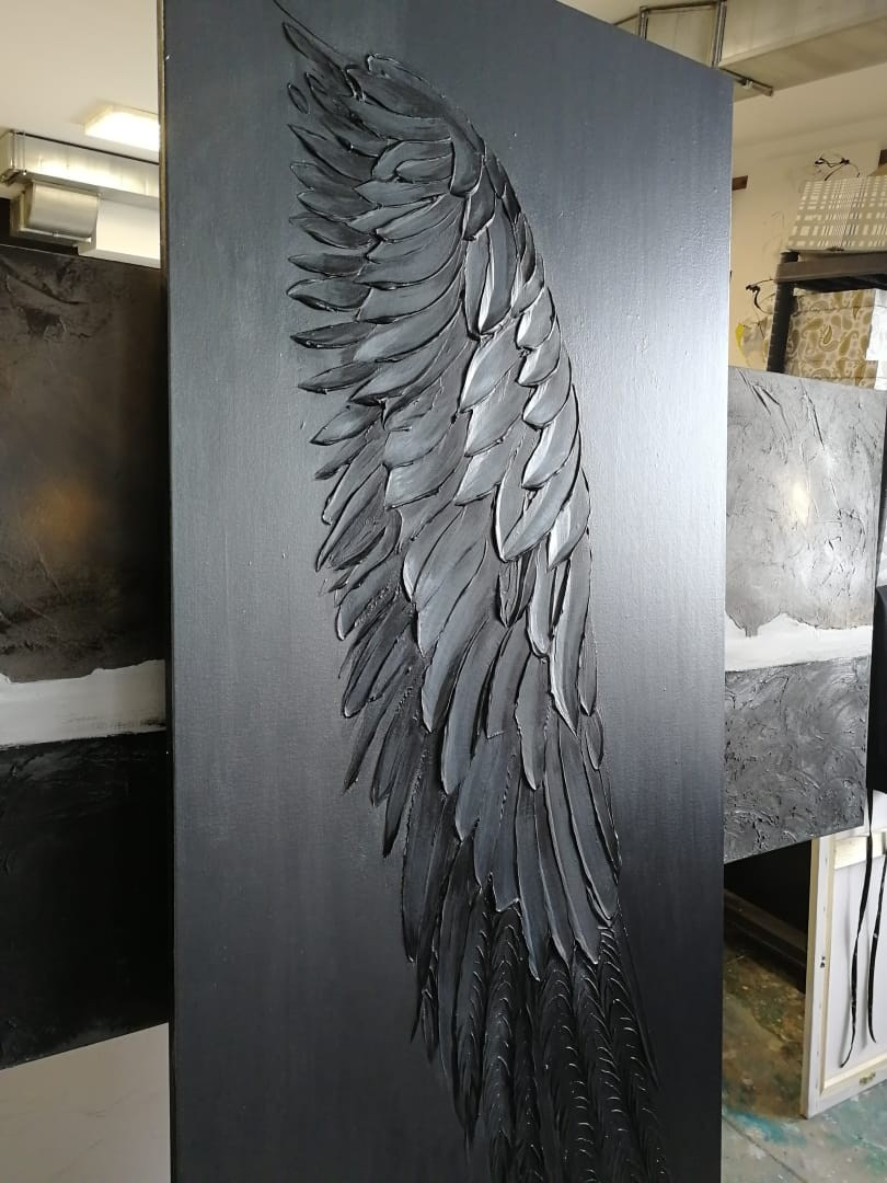 Сон Архангела. Художник интерьерных картин на заказ в Москве Nadi_Korchagina