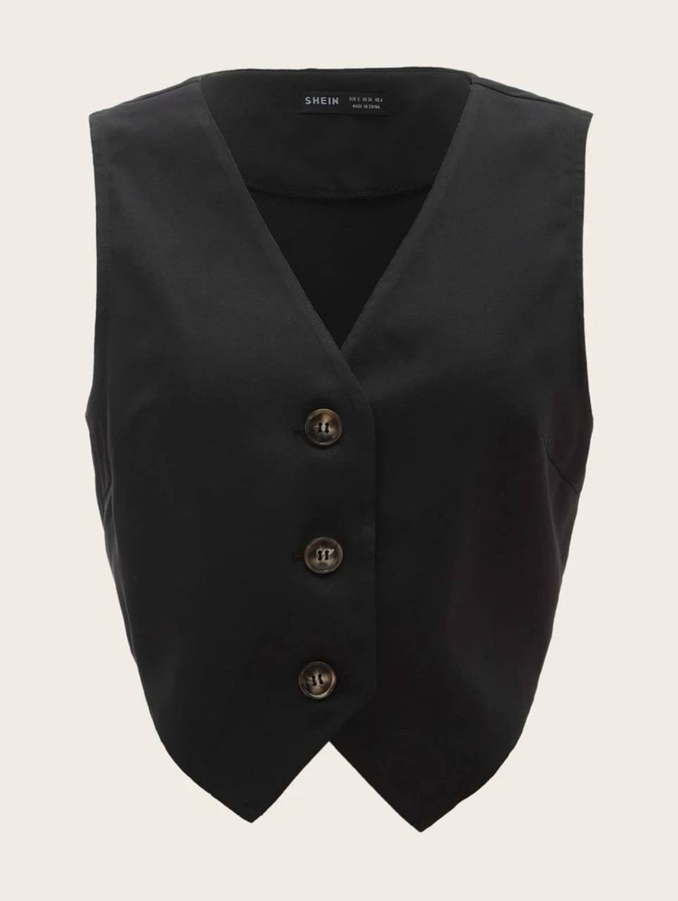 Жилет . Цвет чёрный . Размер 44 - 46 