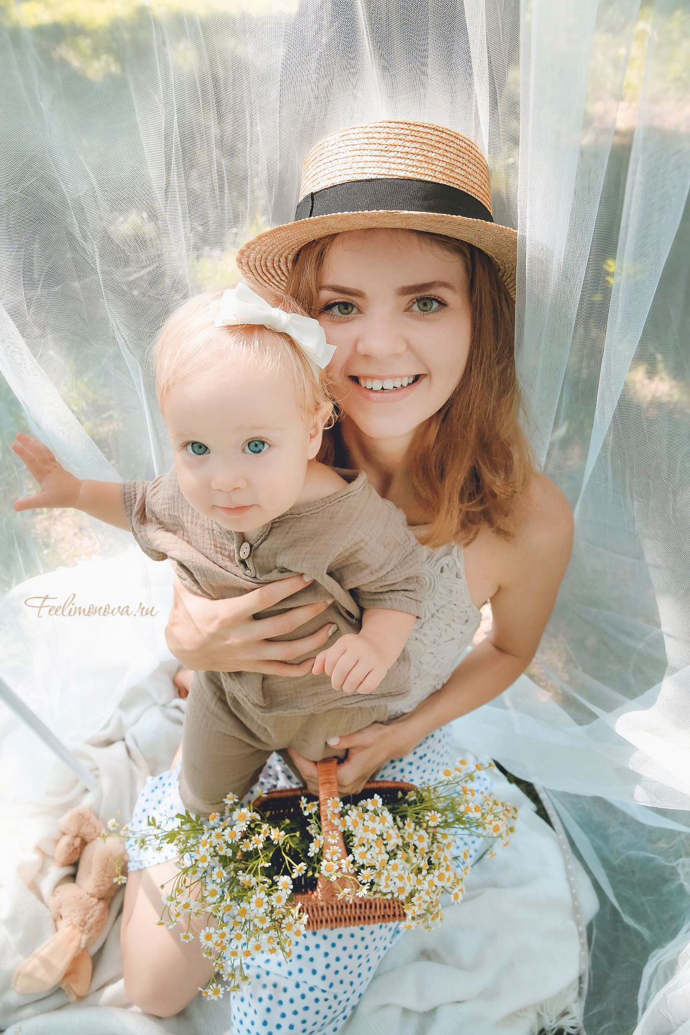 Летняя фотосессия двух прекрасных девочек. Фотограф Ольга Филимонова