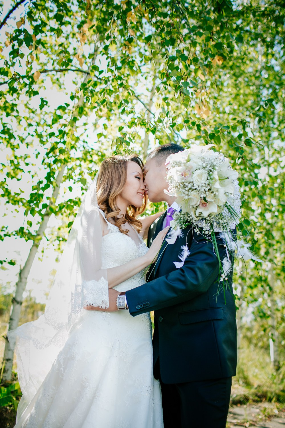 Летнее свадебное фото. Фотограф Надежда Куин, Якутск