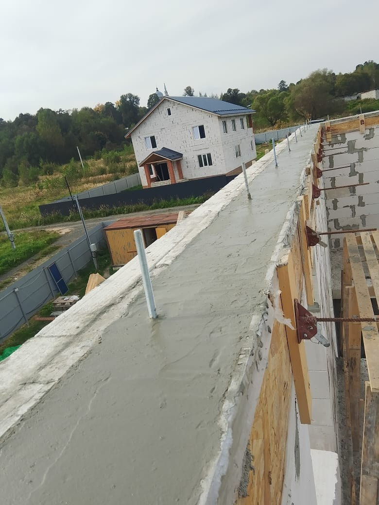 Заливка армопояса