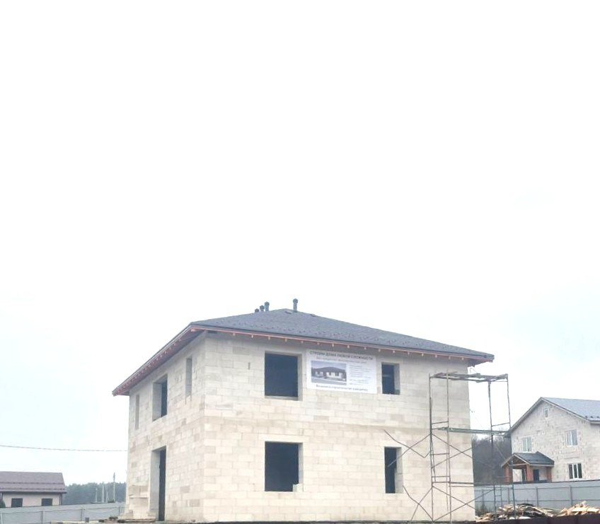 Коробка дома готова д.Райсеменовское Серпухов