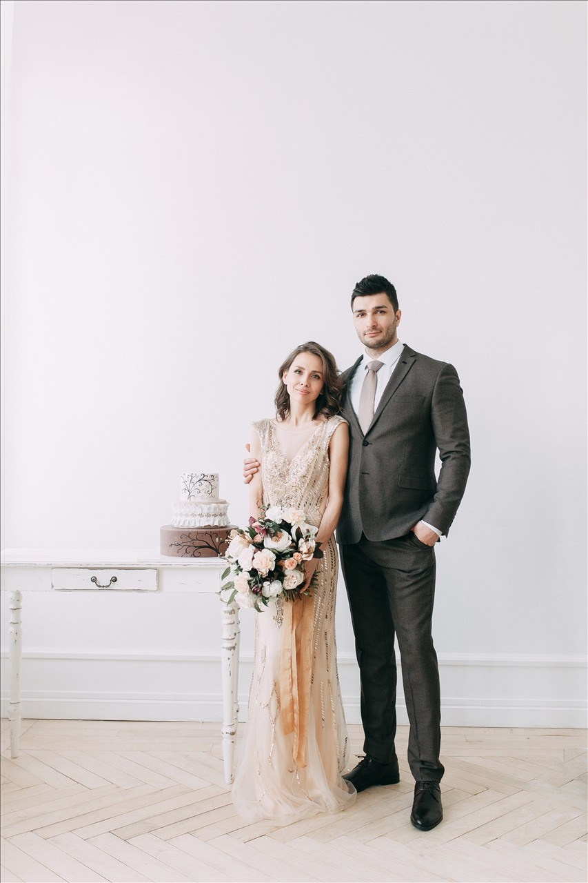 Стильная зимняя свадьба