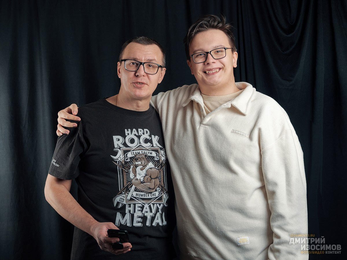 Автопортрет с сыном