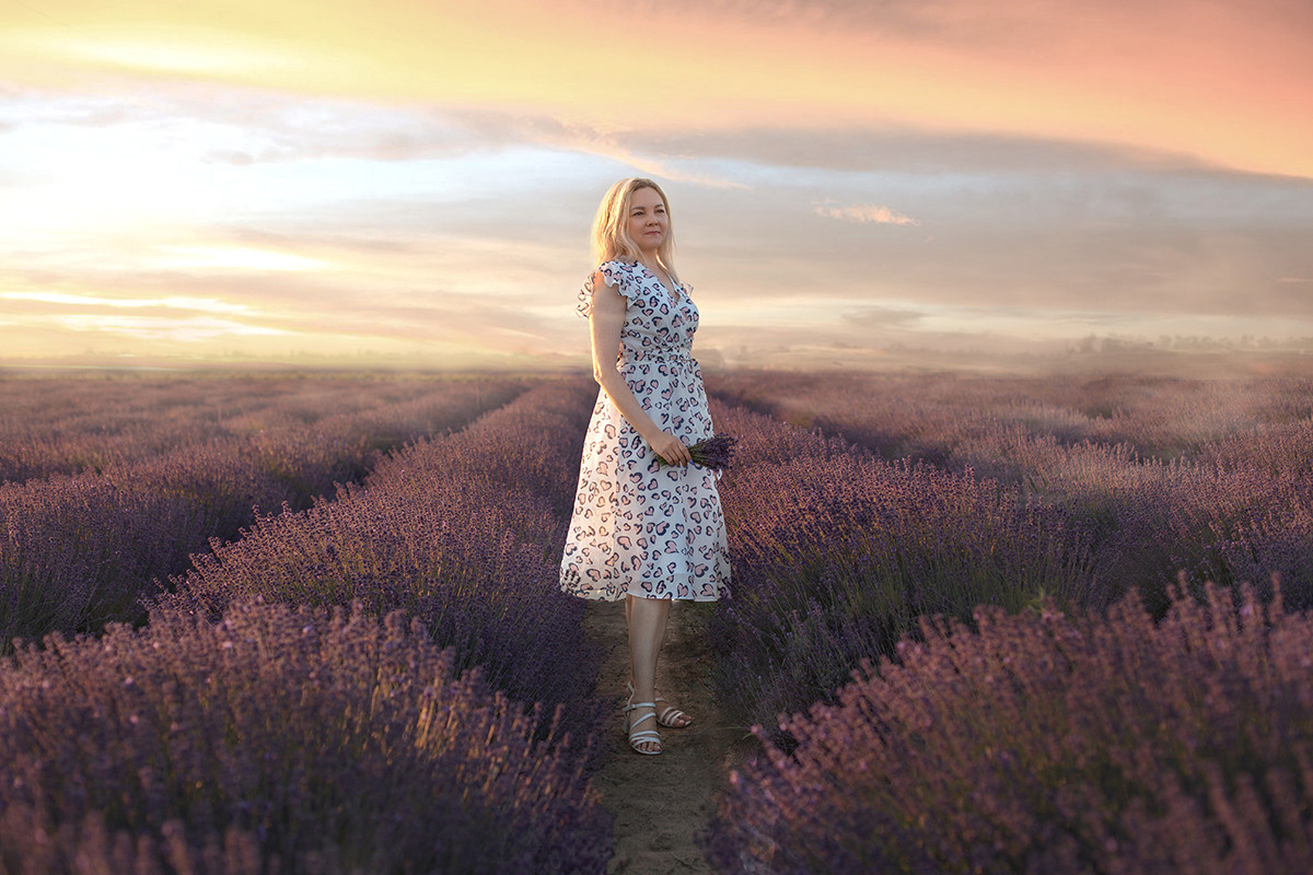 Лавандовые поля. Фотограф в Волгодонске Елена Орешкина