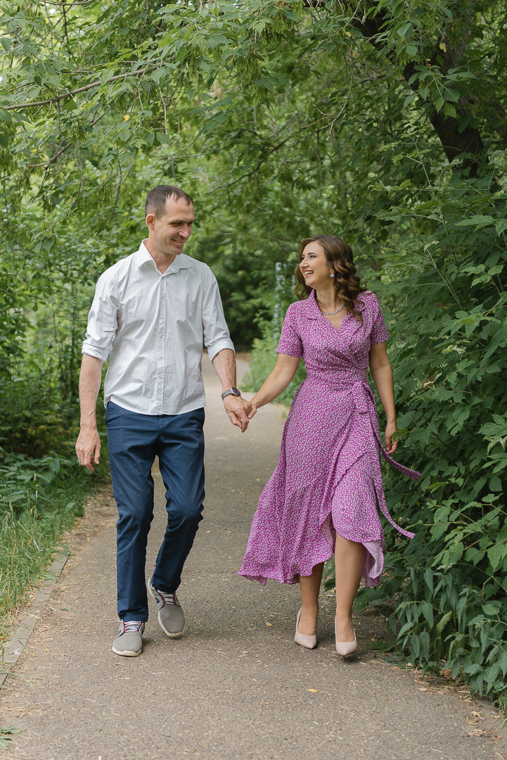 Айрат и Алия. Фотопрогулка в Парке Урицкого