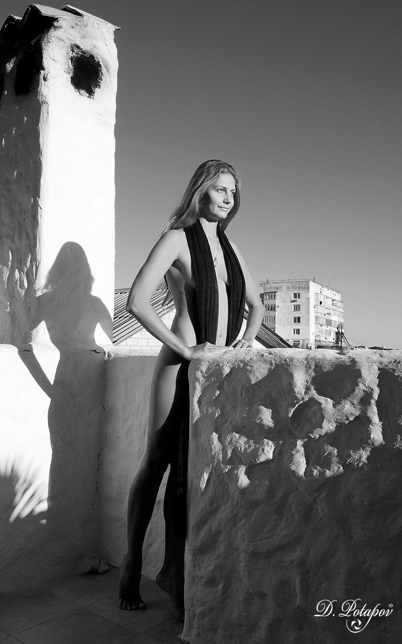 Ню в Крыму (Монохром). Московский фотограф Дмитрий Потапов