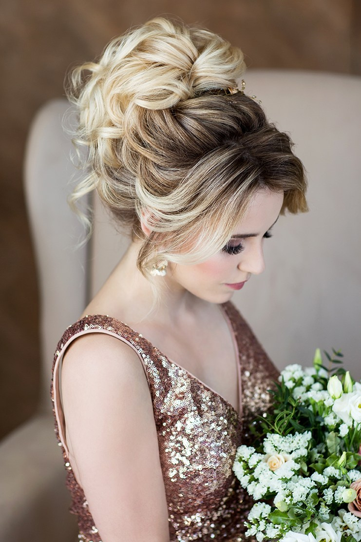Вечерние образы. Прически и макияж на свадьбу, фотосессию, корпоратив от стилиста Кандаловой Елены в Москве, Домодедово