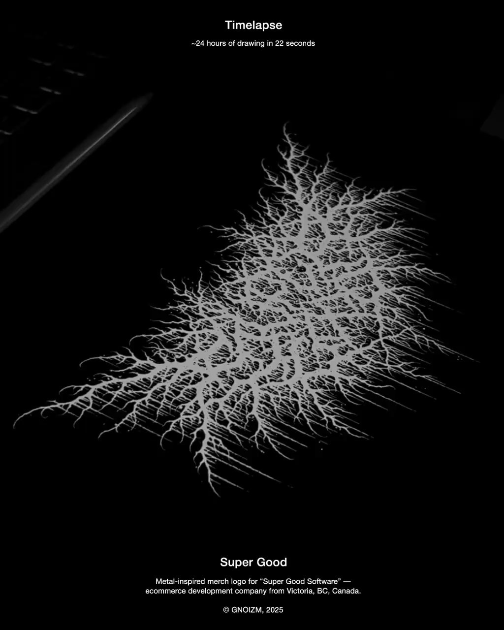 Super Good. GNOIZM | Metal Logos & Dark Lettering