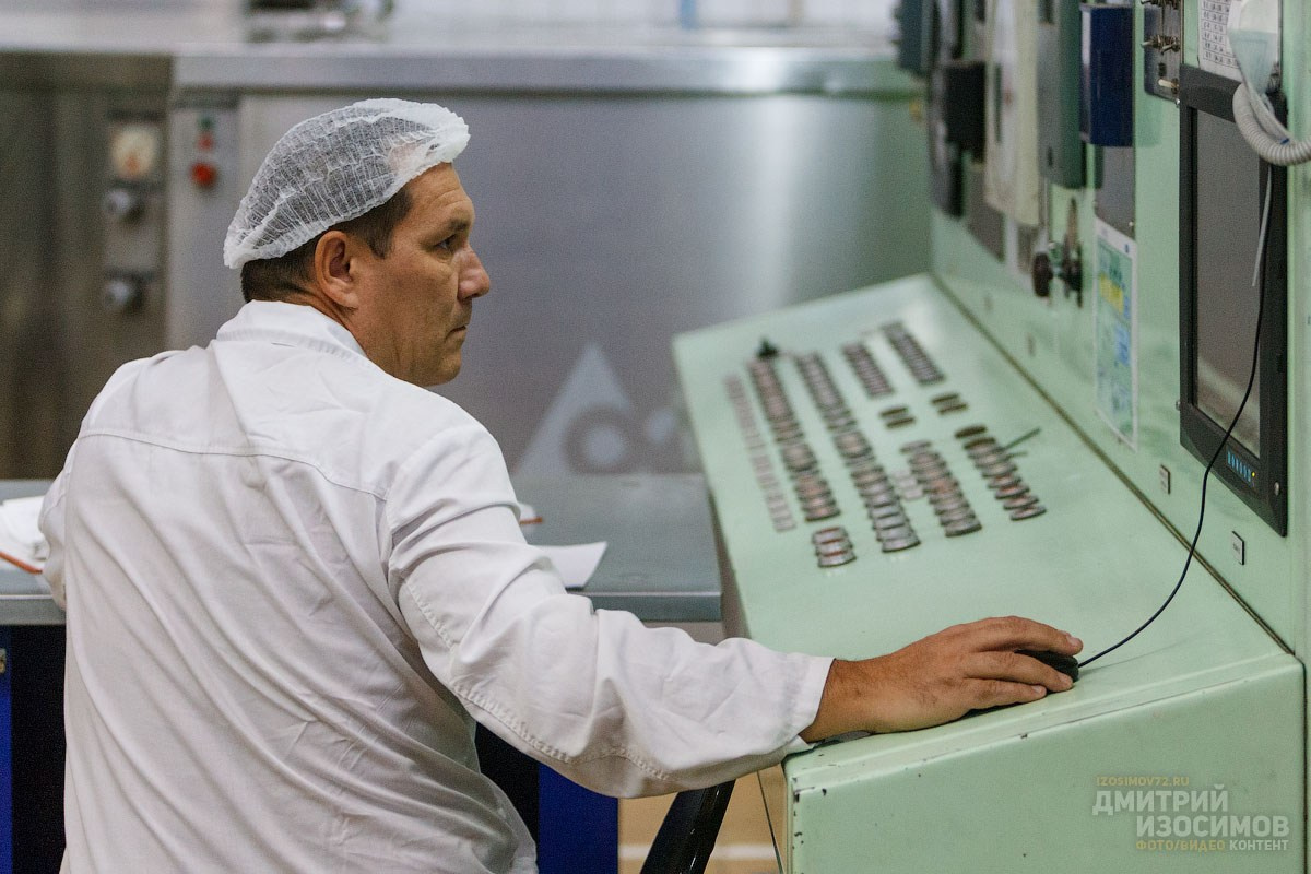 Съёмка на производстве